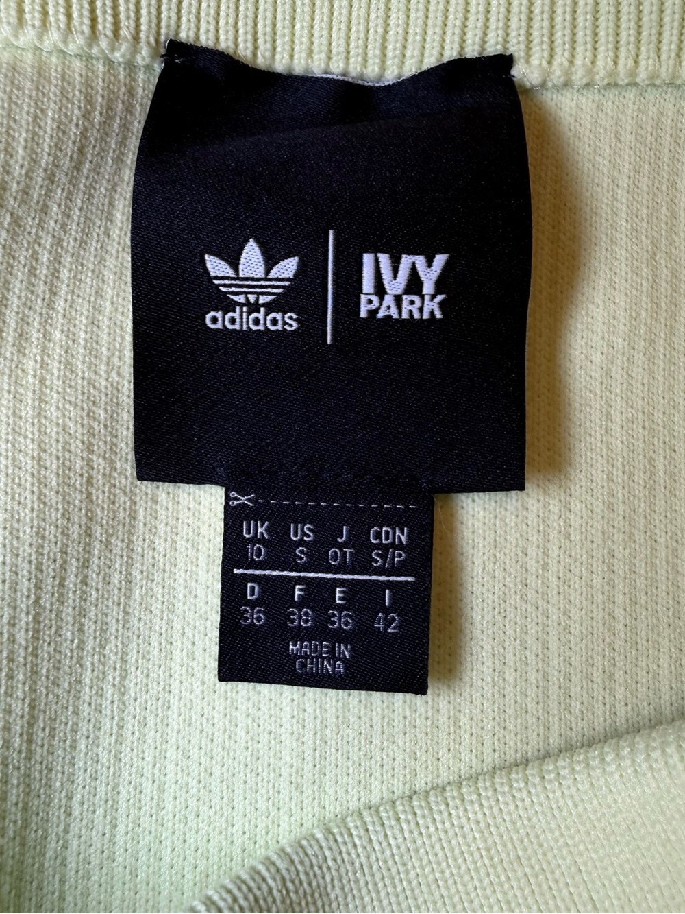 Adidas Ivy Park Green Ribbed Mini Skirt S. Y2K Athleisure Streetwear Chic Retro - Picture 9 of 10